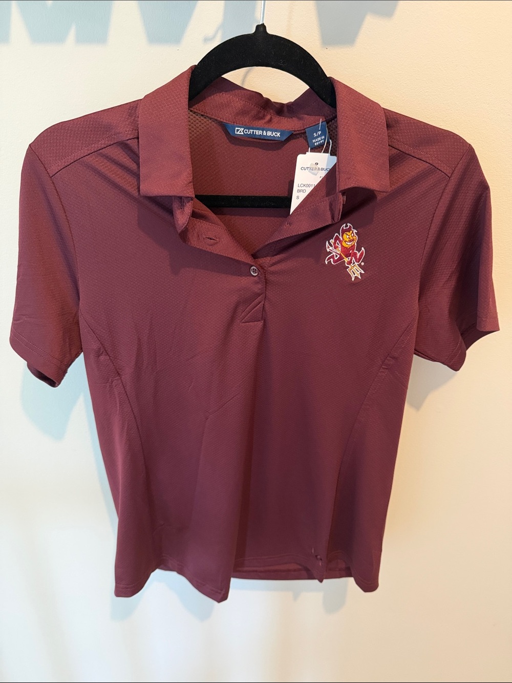 Cutter & Buck Women's Maroon ASU Polo
